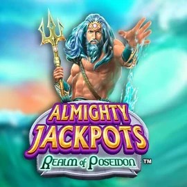 Almighty Jackpots – Realm of Poseidon logo by Novomatic at Casino Prestige