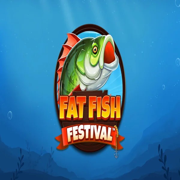 Fat Fish Festival slot logo by Wishbone Games at Casino Prestige