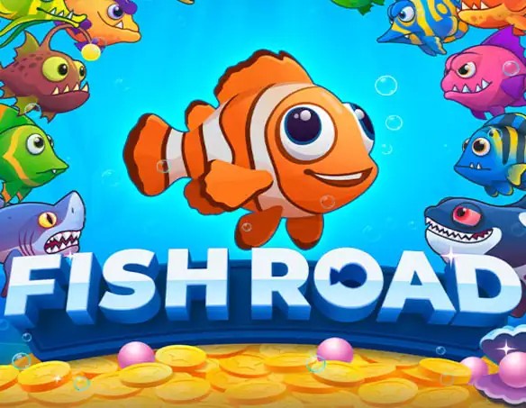 Logo of Fish Road from InOut at Casino Prestige