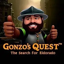 Logo of Gonzo's Quest from NetEnt at Casino Prestige
