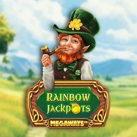 Rainbow Jackpots Megaways online game logo by Red Tiger Gaming on casinoprestigeuk.com