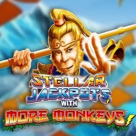 Try Stellar Jackpots with More Monkeys slot by Lightning Box Game on casinoprestigeuk.com – logo image