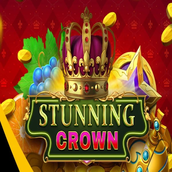 Stunning Crown online game logo by BF Games on casinoprestigeuk.com