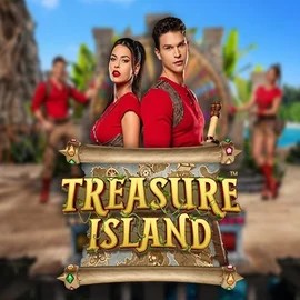Treasure Island slot logo by Pragmatic Play at Casino Prestige